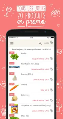 La belle vie - vos courses livrées à domicile android App screenshot 1